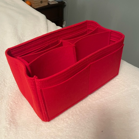 Authentic Red Samorga bag organizer for LV speedy 30. Slightly used. - Picture 5 of 9